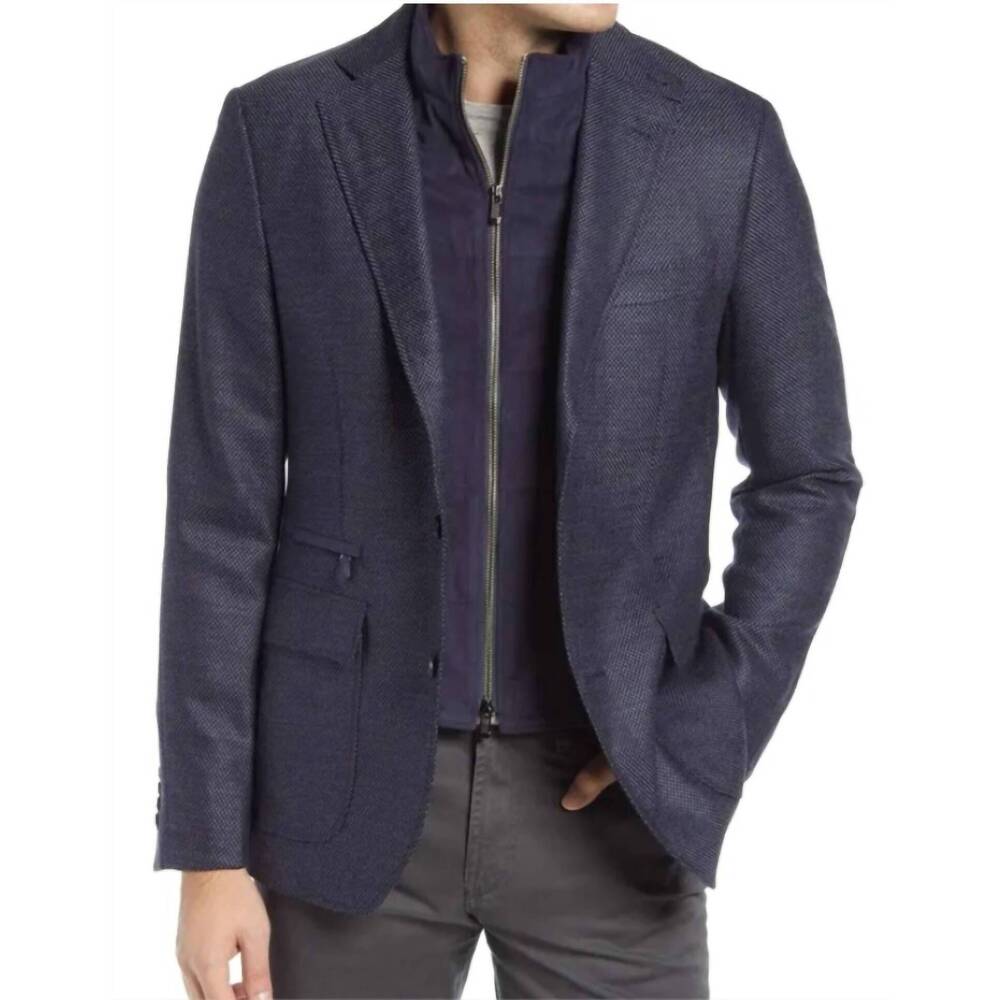 NEW ROBERT GRAHAM downhill xiv jacket 46l in navy